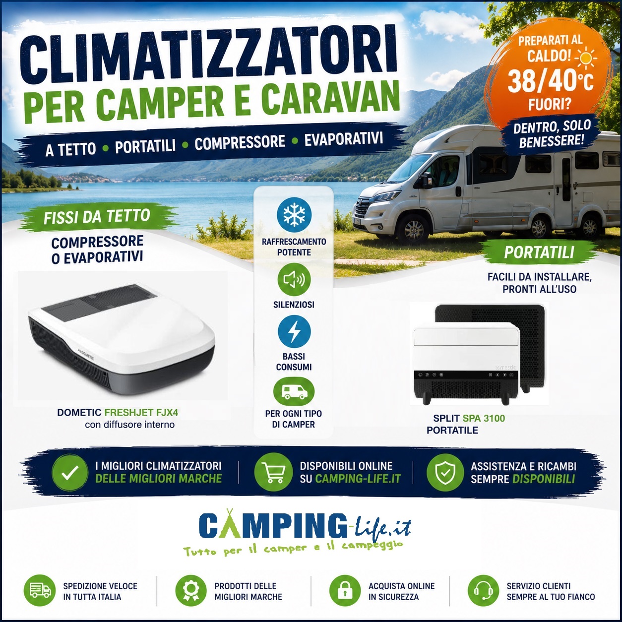 Climatizzatori Disponibili! Clicca sul Banner